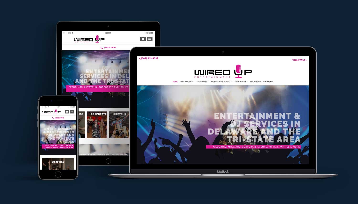 wired up entertainment townsquare interactive website